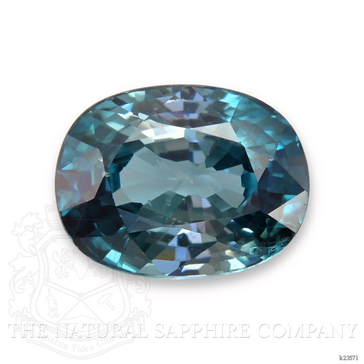 1.84 Ct. Greenish Blue Zircon from Cambodia