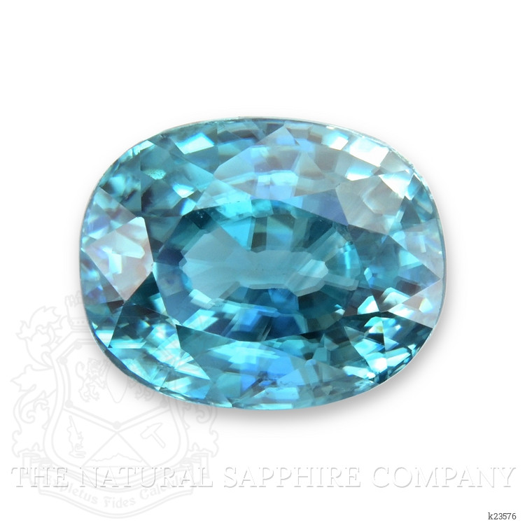 2.89 Ct. Blue Zircon from Cambodia