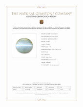 4.60 Ct. Bluish Grey Cabochon Quartz Scan Report