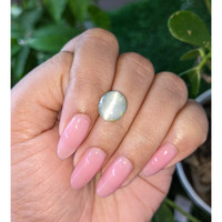 4.60 Ct. Bluish Grey Cabochon Quartz Life Style