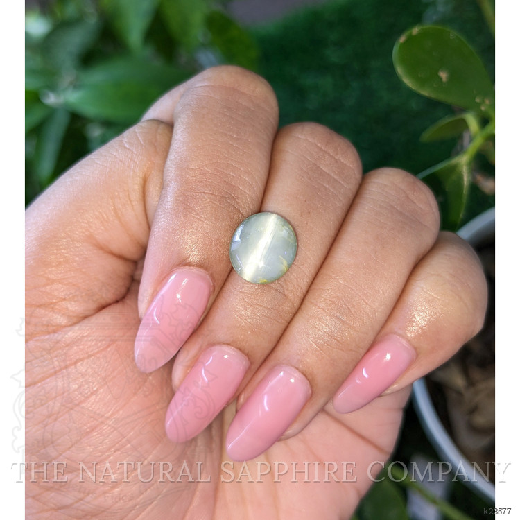 4.60 Ct. Bluish Grey Cabochon Quartz