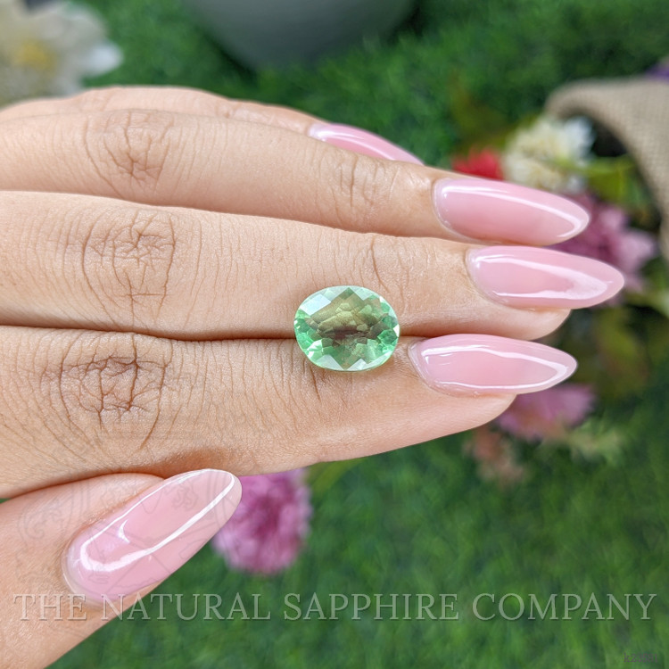 4.28 Ct. Green Fluorite from Ceylon (Sri Lanka)