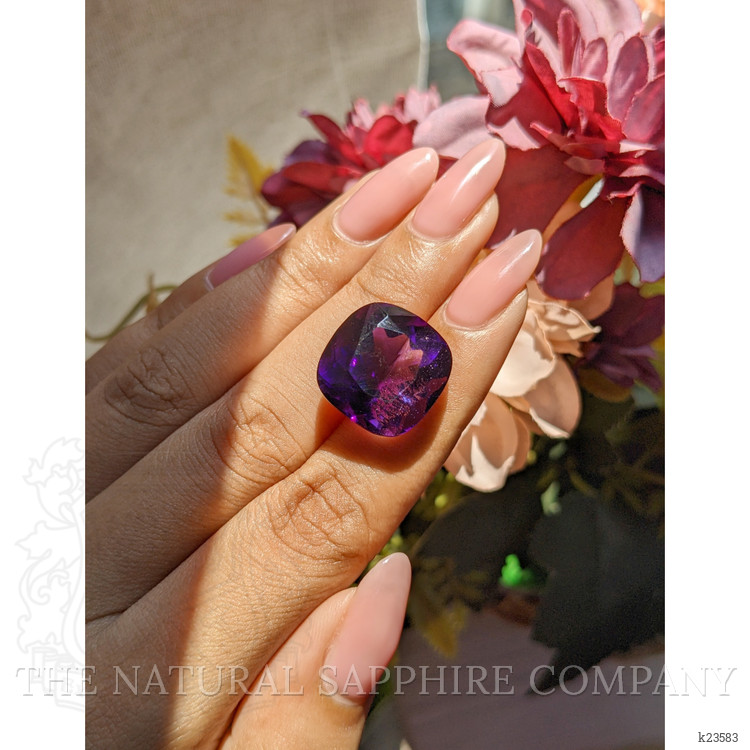 18.87 Ct. Purple Amethyst from Ceylon (Sri Lanka)