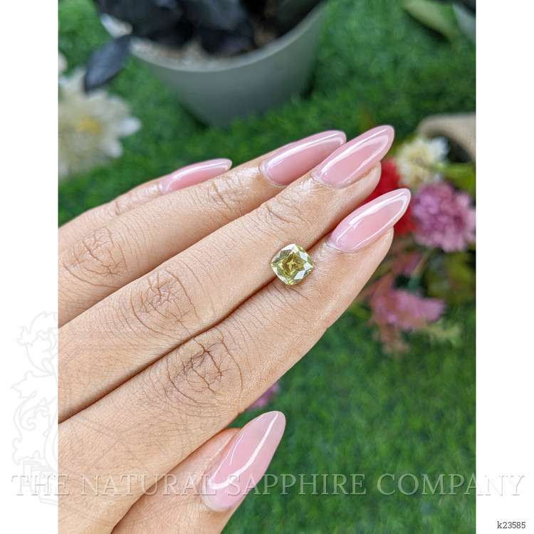 1.43 Ct. Yellowish Green Chrysoberyl from Ceylon (Sri Lanka)