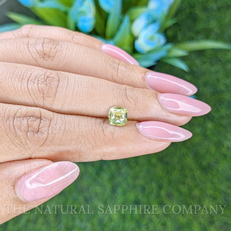 1.15 Ct. Yellowish Green Chrysoberyl from Ceylon (Sri Lanka)