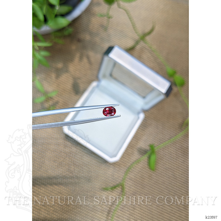0.65 Ct. Red Spinel from Burma (Myanmar)