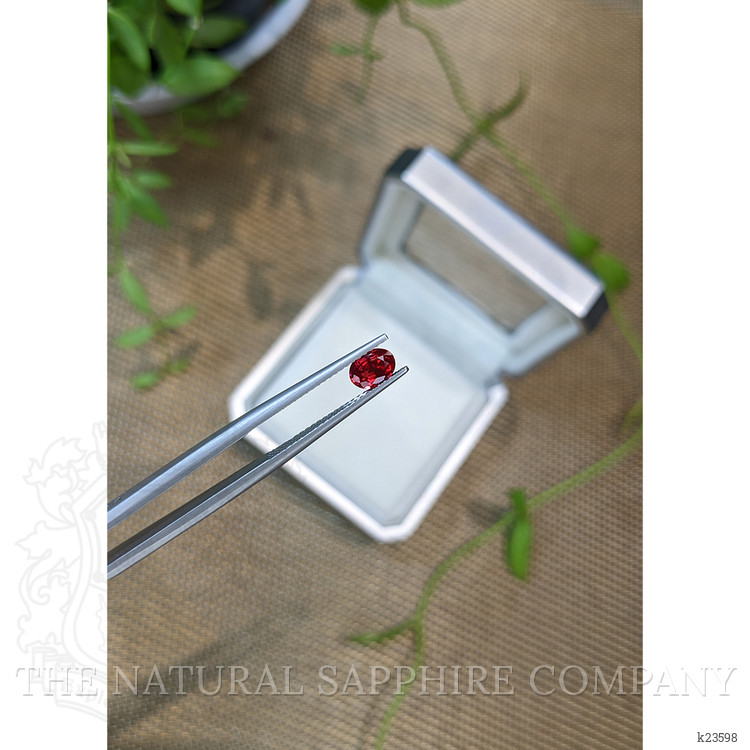 0.61 Ct. Pinkish Red Spinel from Burma (Myanmar)
