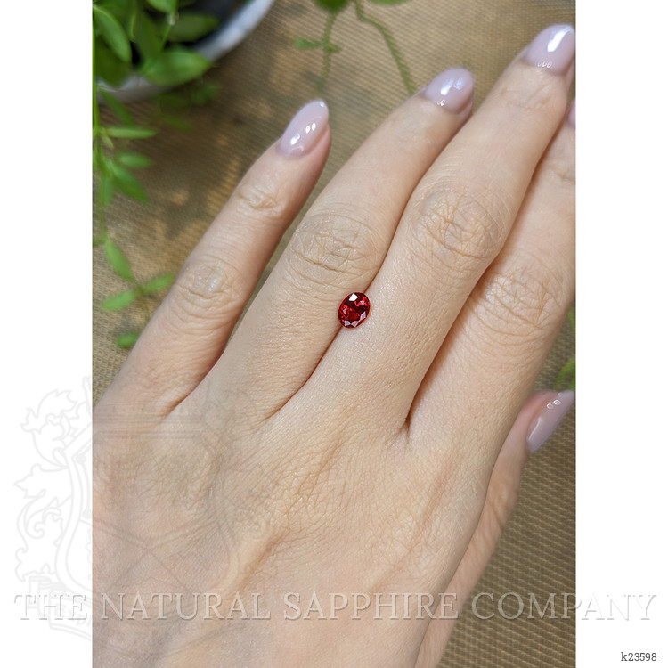0.61 Ct. Pinkish Red Spinel from Burma (Myanmar)