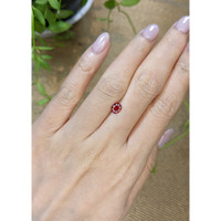 0.64 Ct. Red Spinel from Burma (Myanmar) Life Style