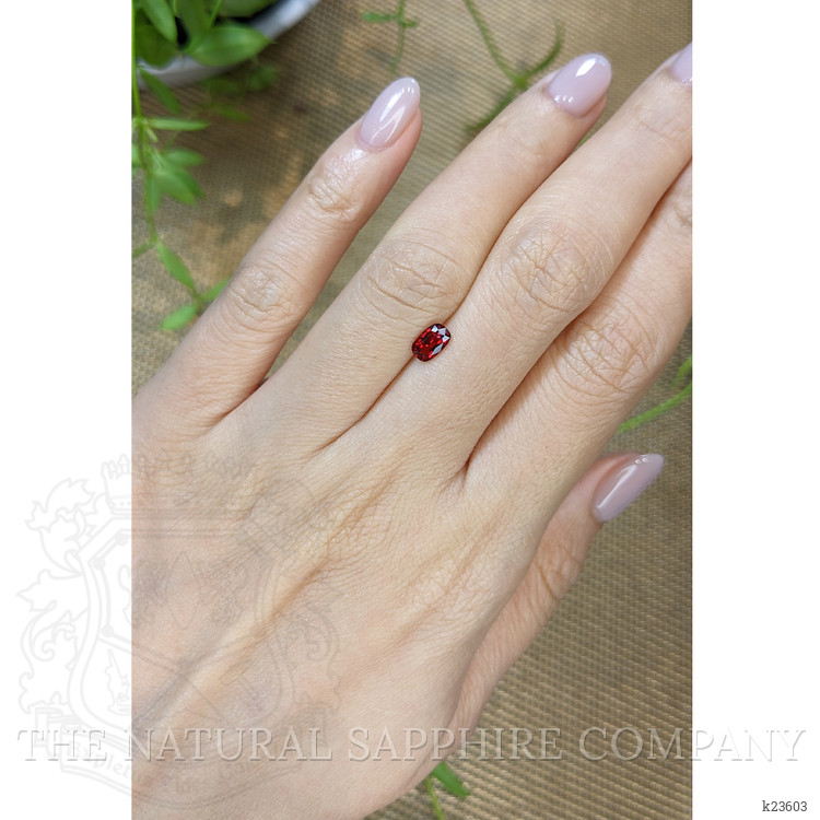 0.55 Ct. Red Spinel from Burma (Myanmar)