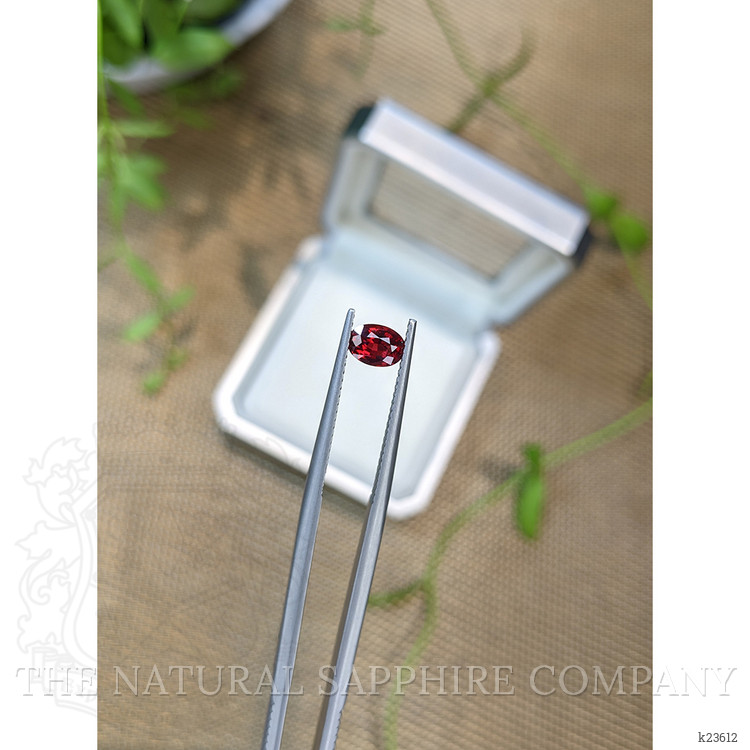 0.56 Ct. Purplish Red Spinel from Burma (Myanmar)