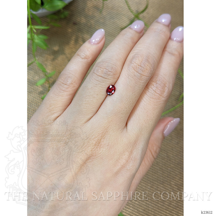 0.56 Ct. Purplish Red Spinel from Burma (Myanmar)