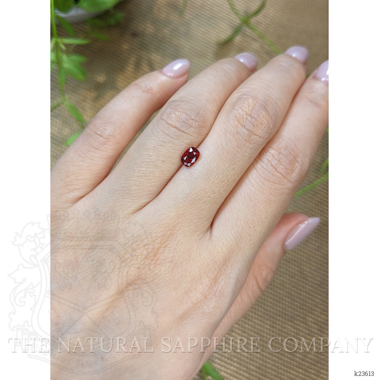 0.81 Ct. Purplish Red Spinel from Burma (Myanmar)