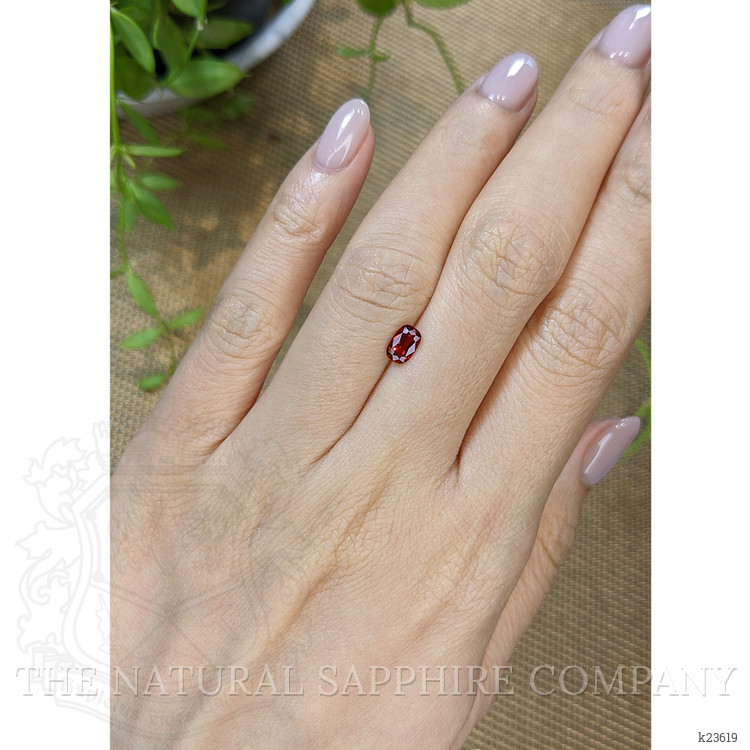 0.55 Ct. Purplish Red Spinel from Burma (Myanmar)