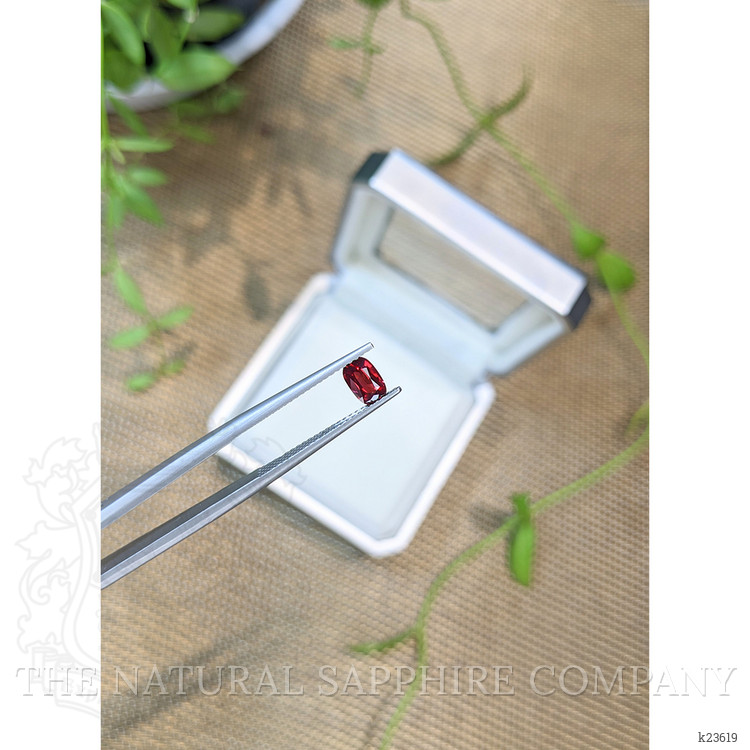 0.55 Ct. Purplish Red Spinel from Burma (Myanmar)