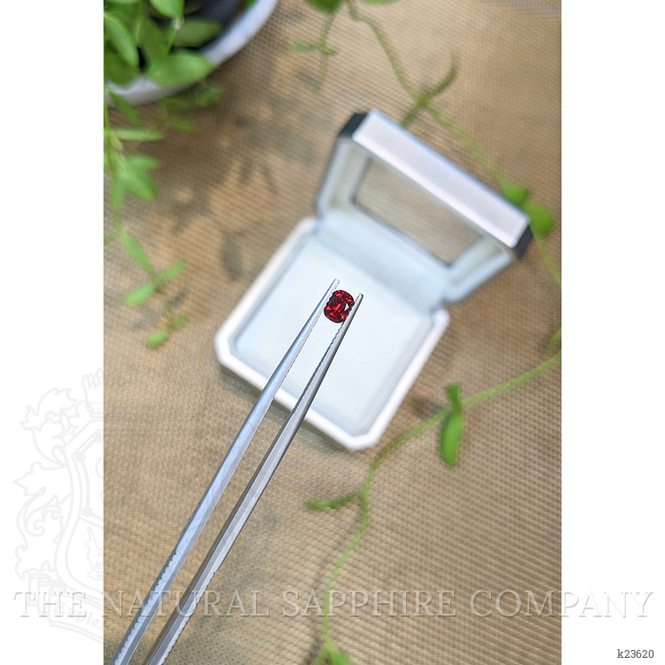 0.37 Ct. Red Spinel from Burma (Myanmar)
