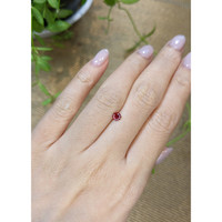 0.33 Ct. Purplish Red Spinel from Burma (Myanmar) Life Style