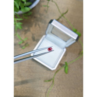 0.40 Ct. Purplish Red Spinel from Burma (Myanmar) Life Style