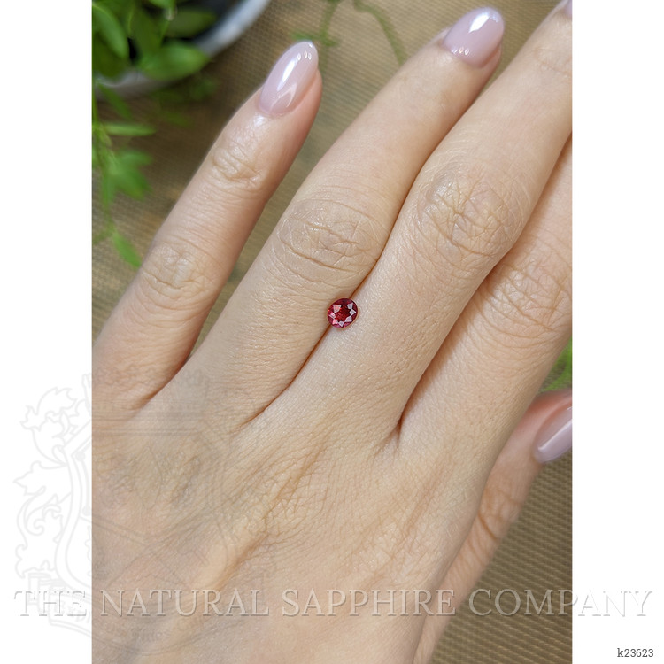 0.40 Ct. Purplish Red Spinel from Burma (Myanmar)