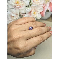 2.84 Ct. Purple Star Spinel from Ceylon (Sri Lanka) Life Style