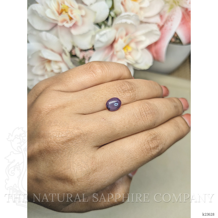 2.84 Ct. Purple Star Spinel from Ceylon (Sri Lanka)