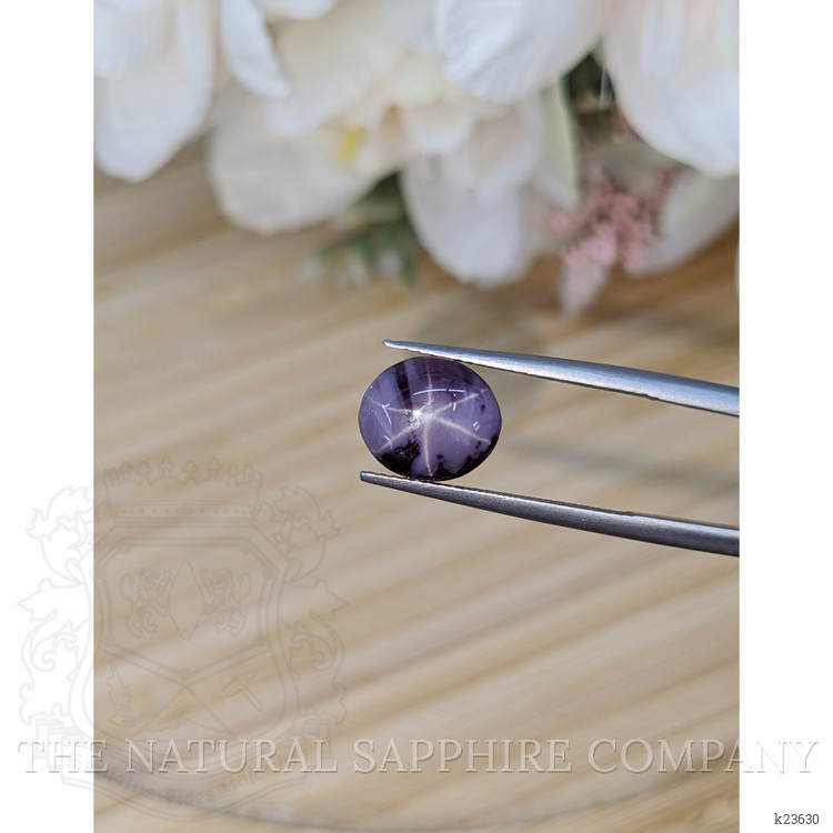 4.41 Ct. Purple Star Spinel from Ceylon (Sri Lanka)