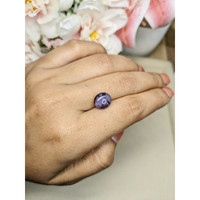 4.41 Ct. Purple Star Spinel from Ceylon (Sri Lanka) Life Style