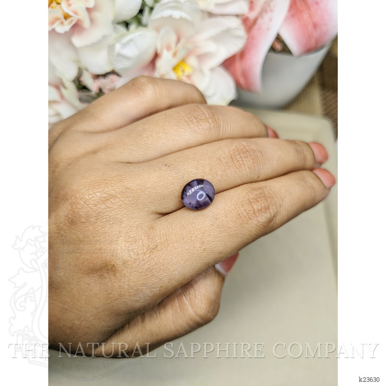 4.41 Ct. Purple Star Spinel from Ceylon (Sri Lanka)