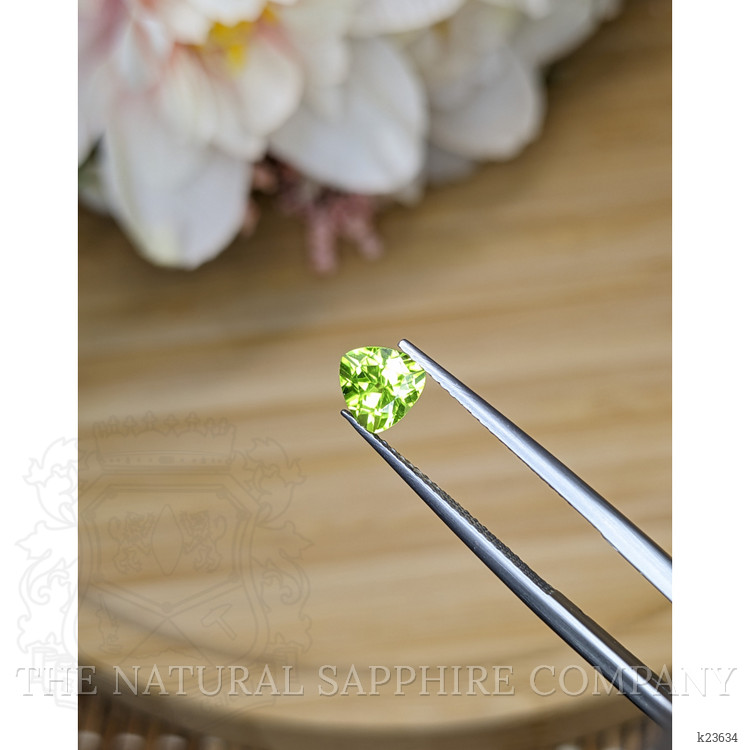 0.99 Ct. Yellowish Green Peridot from Ceylon (Sri Lanka)