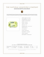 1.60 Ct. Yellow Chrysoberyl from Madagascar Scan Report