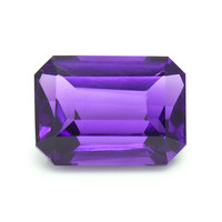 7.66 Ct.Tw. Emerald Cut Amethyst