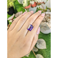 7.66 Ct. Purple Amethyst from Ceylon (Sri Lanka) Life Style