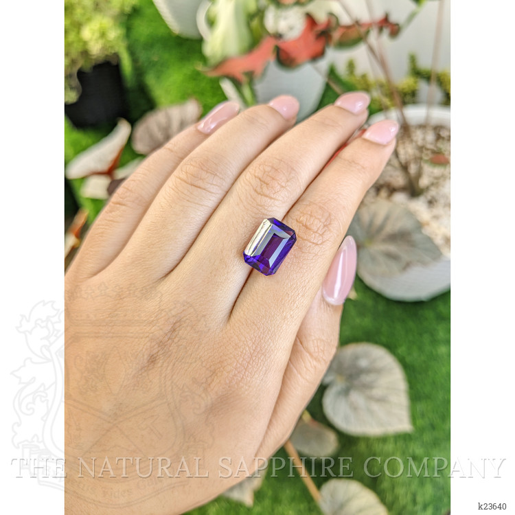 7.66 Ct. Purple Amethyst from Ceylon (Sri Lanka)