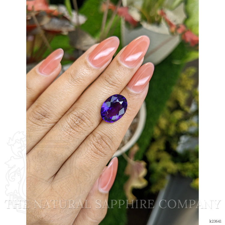 7.85 Ct. Purple Amethyst from Ceylon (Sri Lanka)