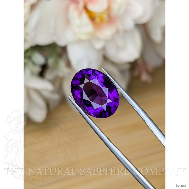 7.85 Ct. Purple Amethyst from Ceylon (Sri Lanka)