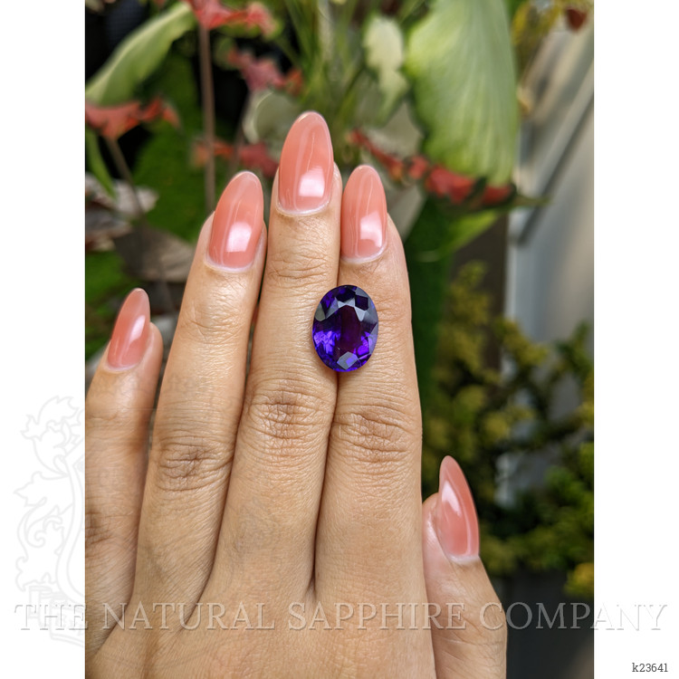 7.85 Ct. Purple Amethyst from Ceylon (Sri Lanka)