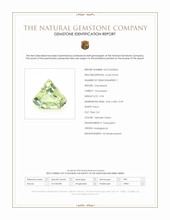 0.94 Ct. Yellowish Green Chrysoberyl from Madagascar Scan Report