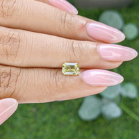 1.09 Ct. Yellowish Green Chrysoberyl from Madagascar Life Style