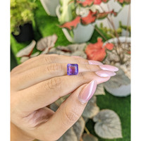 4.81 Ct. Purple Amethyst from Ceylon (Sri Lanka) Life Style