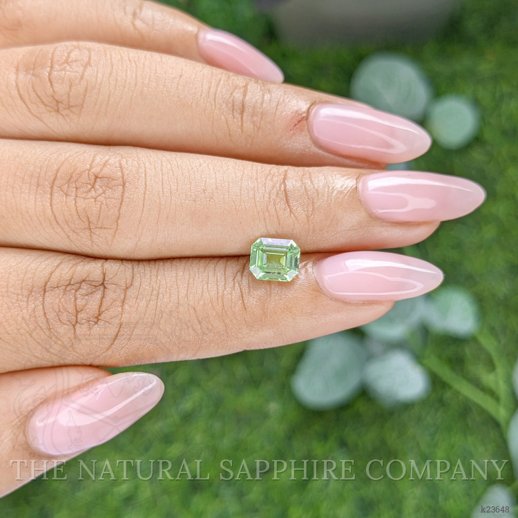 1.33 Ct. Green Grossular Garnet from Tanzania