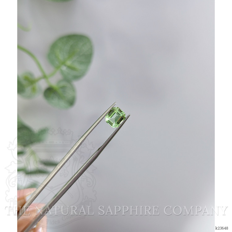 1.33 Ct. Green Grossular Garnet from Tanzania