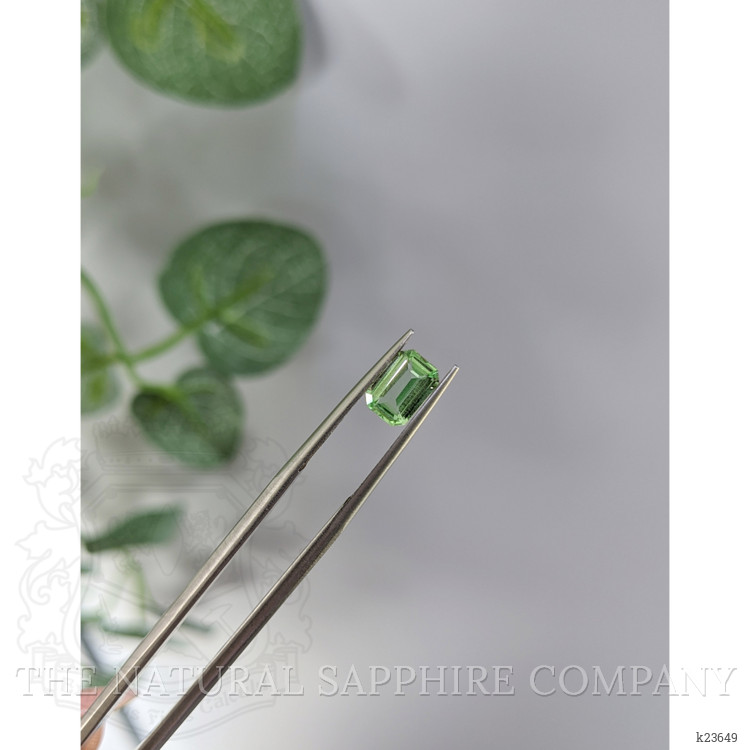 1.02 Ct. Green Grossular Garnet from Tanzania