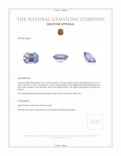 1.06 Ct. Spinel from Ceylon (Sri Lanka) Appraisal