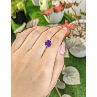 2.43 Ct. Purple Amethyst from Ceylon (Sri Lanka) Life Style