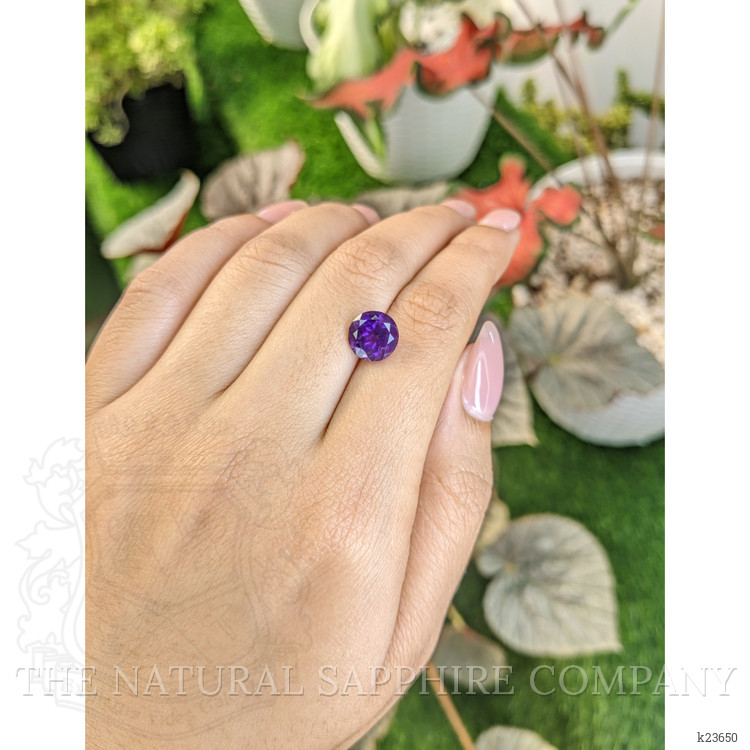 2.43 Ct. Purple Amethyst from Ceylon (Sri Lanka)
