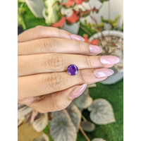 2.43 Ct. Purple Amethyst from Ceylon (Sri Lanka) Life Style