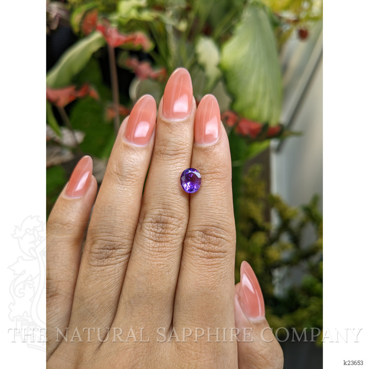 1.74 Ct. Purple Amethyst from Ceylon (Sri Lanka)