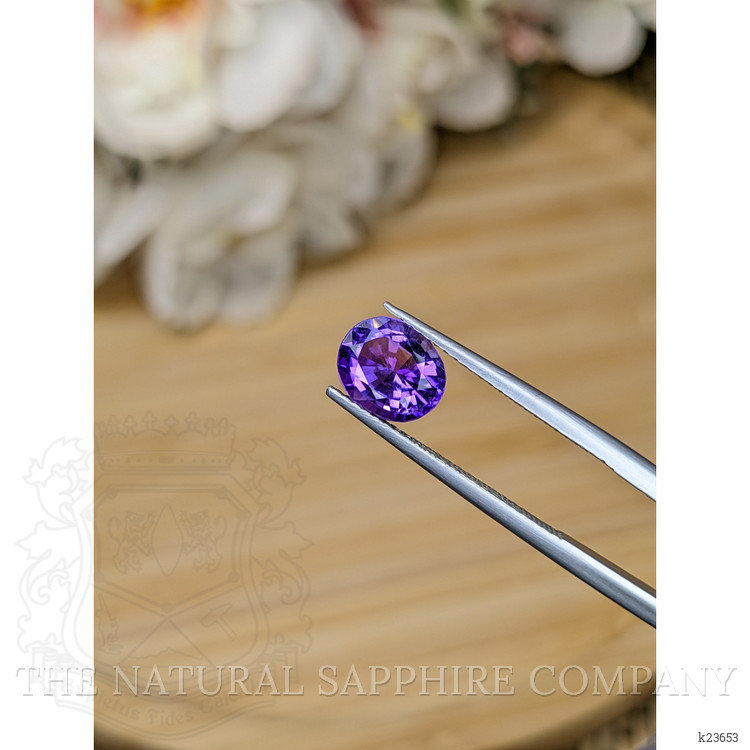 1.74 Ct. Purple Amethyst from Ceylon (Sri Lanka)