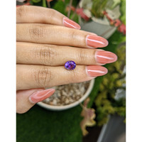 1.74 Ct. Purple Amethyst from Ceylon (Sri Lanka) Life Style