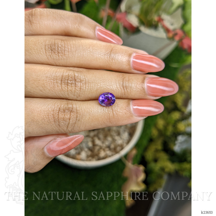 1.74 Ct. Purple Amethyst from Ceylon (Sri Lanka)